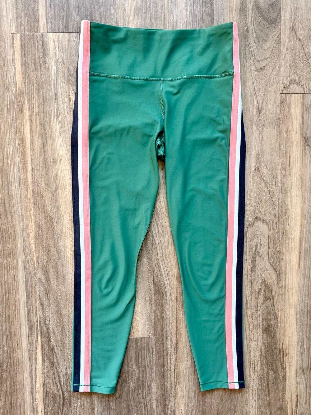 Athleta Interval Side Stripe Leggings Size M